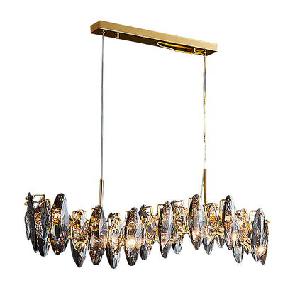 Postmodern Personality Creative Crystal Chandelier with Three-color LED