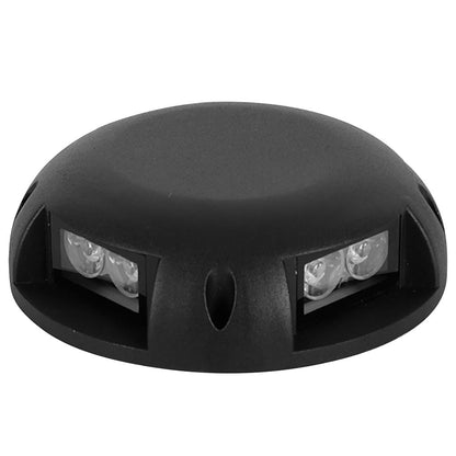 Modern Round LED Surface Flush Mounted Step Light Landscape Waterproof Decking Lights