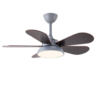 Nordic Frequency Conversion Cartoon Reversible Noiseless Kids Ceiling Fan with Lights