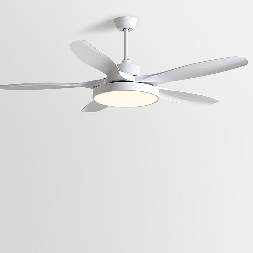 60 Inch Ceiling Fan with Lights and Remote Control Nordic Ceiling Fan Lamp with Silent Inverter