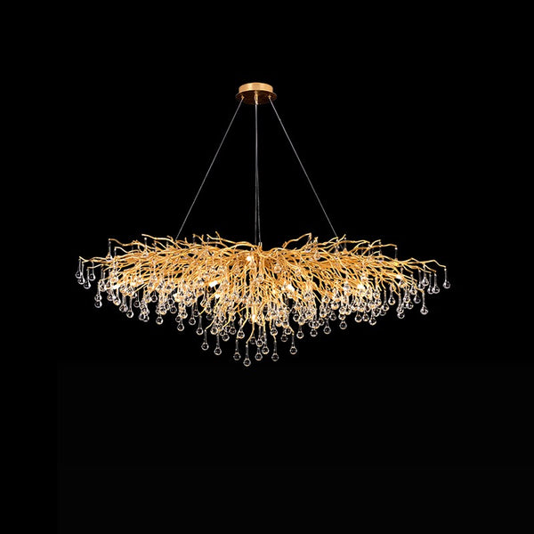 55" Tree Crystal Chandelier