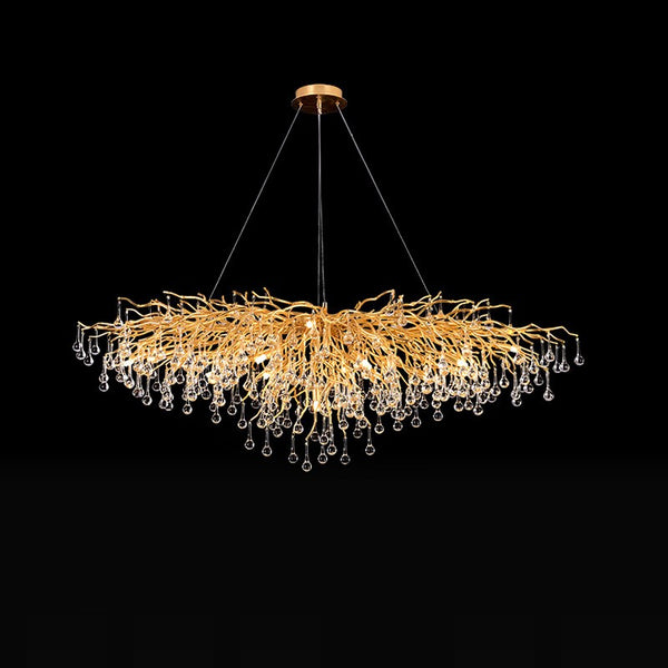 63" Tree Crystal Chandelier