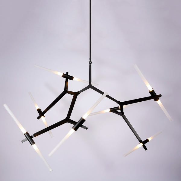 Astral Agnes Black 14-Light Chandelier