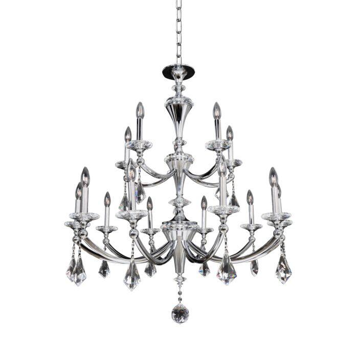 FloridiaModern Chandelier in Chrome