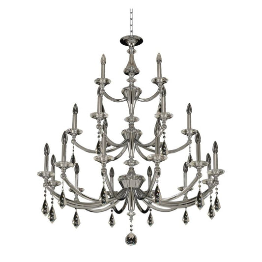 Floridia 2 Modern Chandelier in Chrome