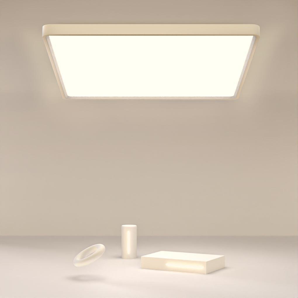 Soft White Flat Flush Mount Ceiling Light