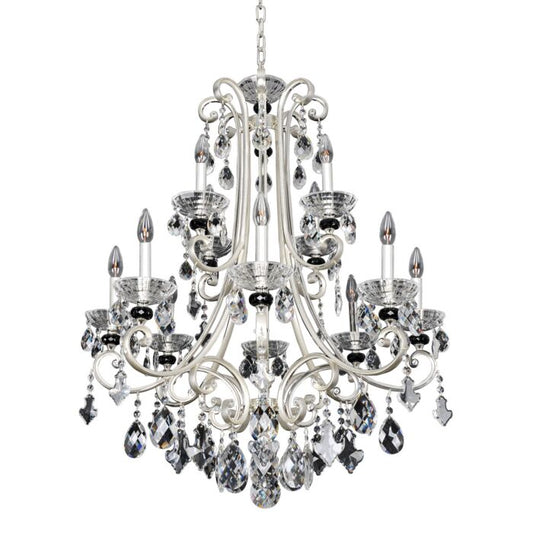 Bedetti 12-Light 1Chandelier in Two Tone Silver