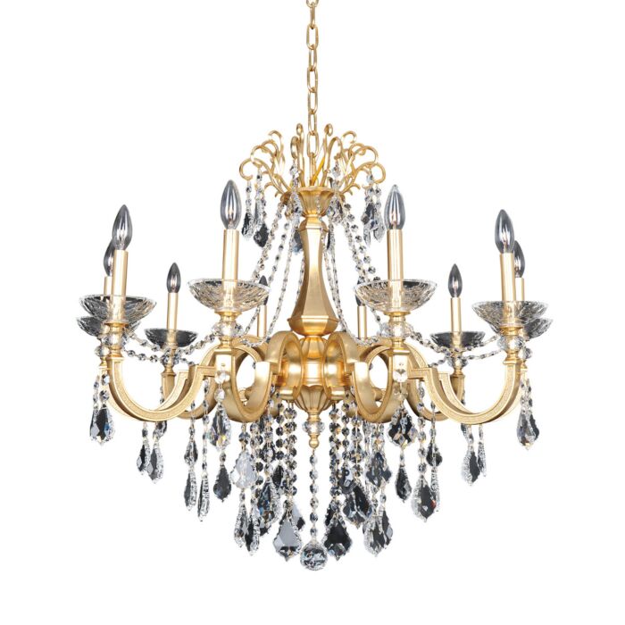 Barret 10-Light Chandelier in French Gold