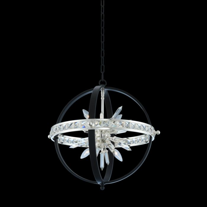 Angelo Pendant Light in Polished Silver