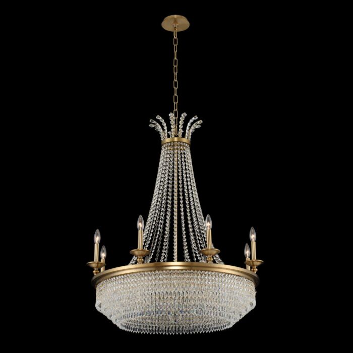 Tavo Modern Chandelier in Winter Brass