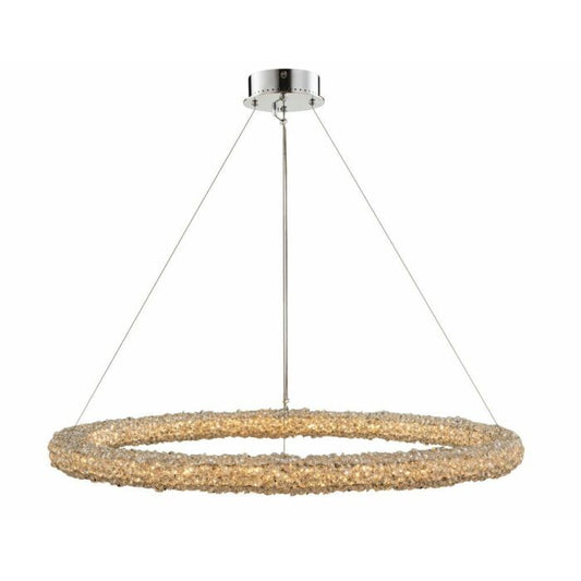 Lina Contemporary Chandelier in Polished Chrome