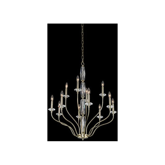 SaviaModern Chandelier in Champagne Gold