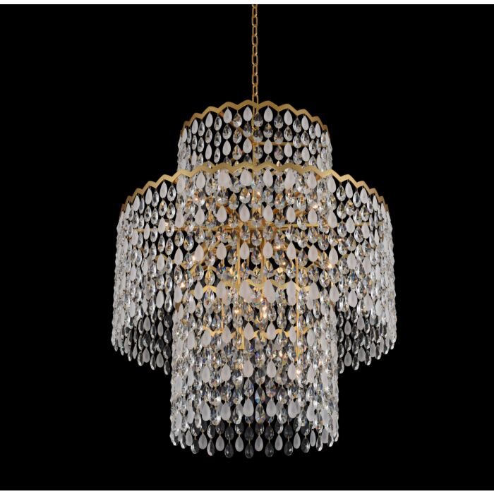 Caretta 2 Pendant Light in Antique Brass