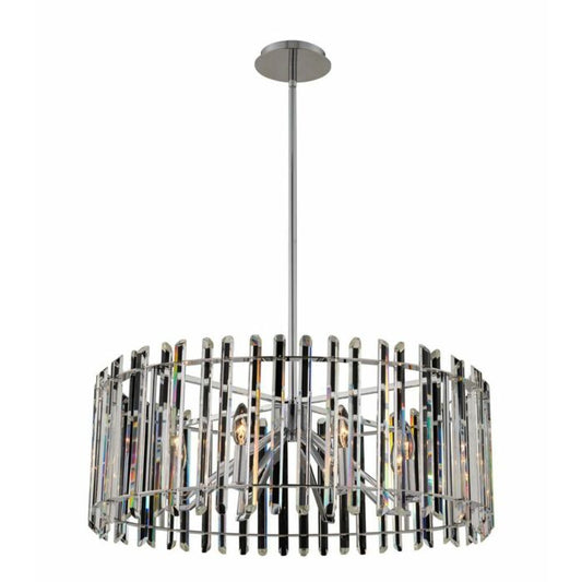 Viano  Contemporary Chandelier in Polished Chrome