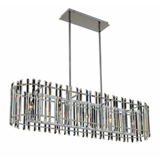 Viano  Contemporary Chandelier in Polished Chrome