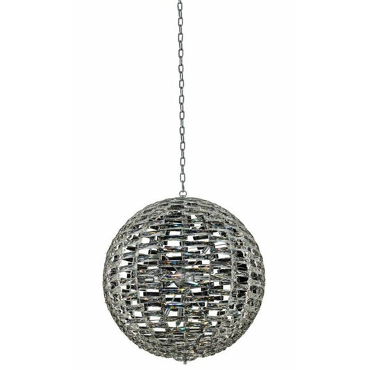 Alta Contemporary Chandelier in Polished Chrome