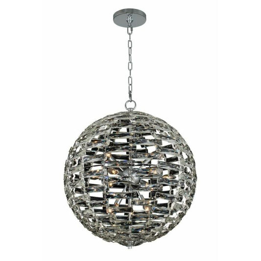 Alta Contemporary Chandelier in Polished Chrome