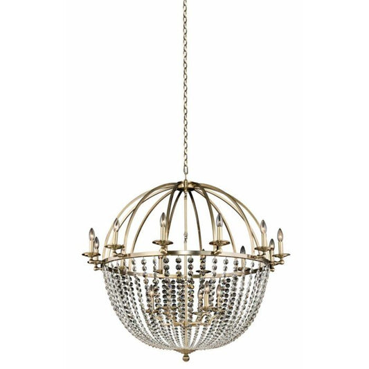 Pendolo Transitional Chandelier in Brushed Champagne Gold