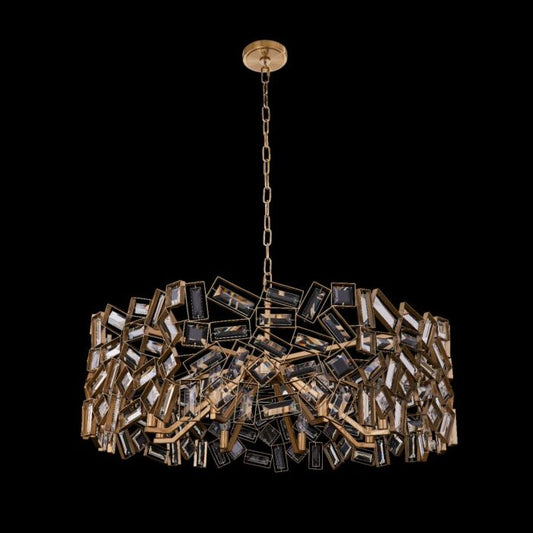 Allegri Inclanta 37" Pendant in Winter Brass