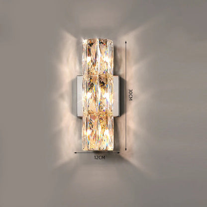 Bacci Crystal Wall Light Sconce