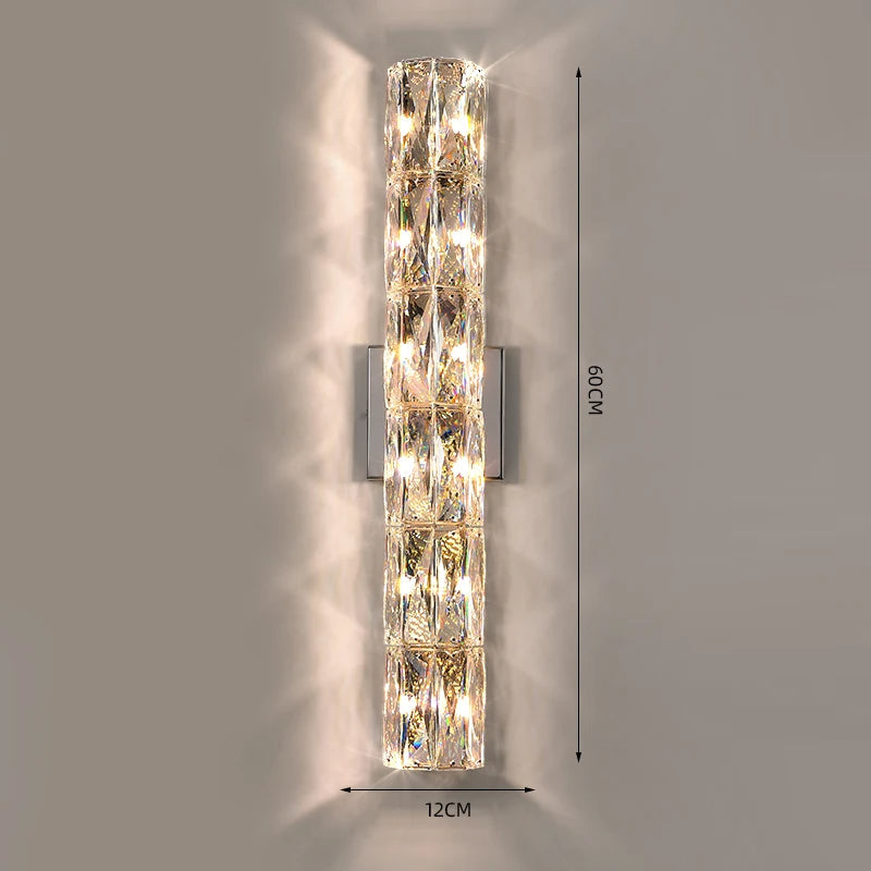 Bacci Crystal Wall Light Sconce