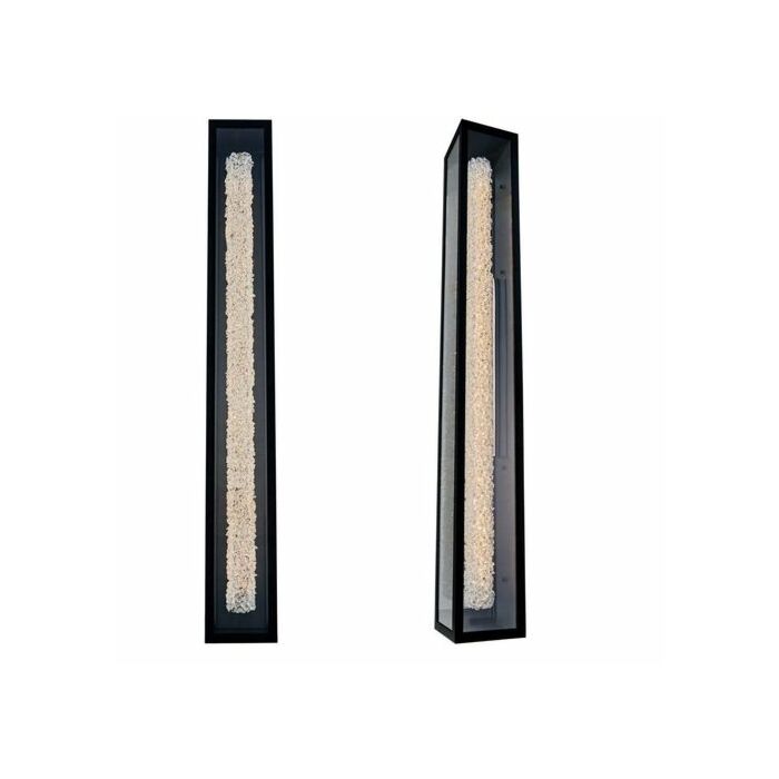 Allegri Lina Esterno 51" Outdoor Wall Sconce in Matte Black