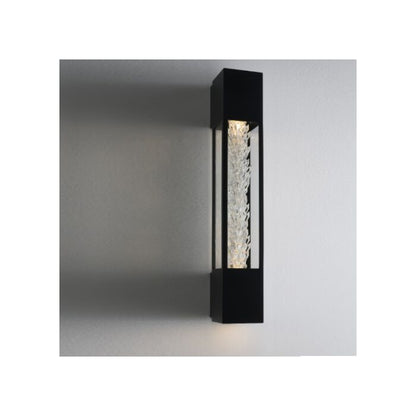 Drita Esterno Outdoor LED Wall Sconce in Matte Black