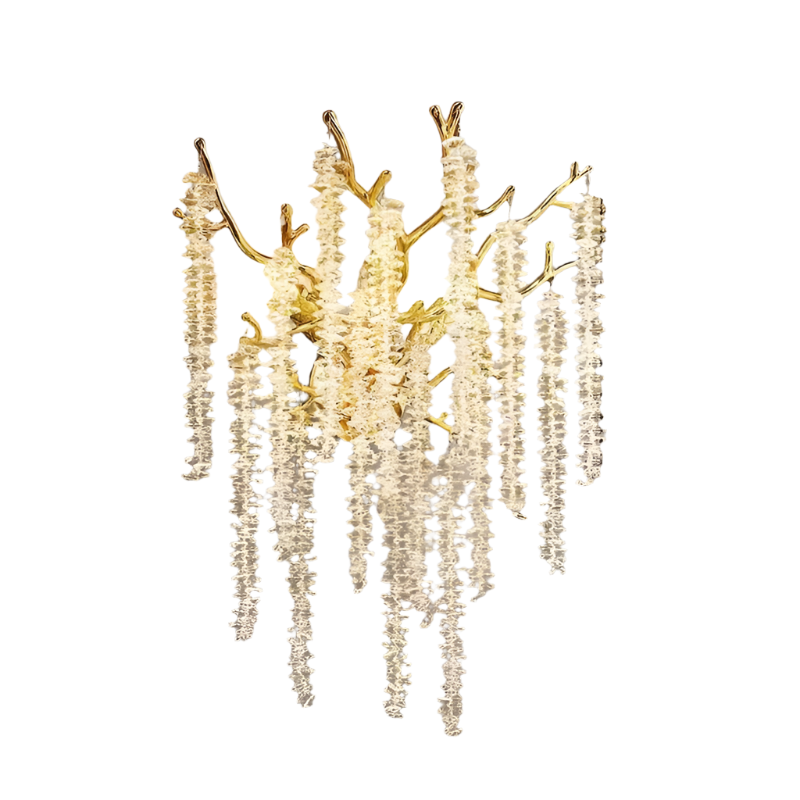 Albero Crystal Tassel Sconce