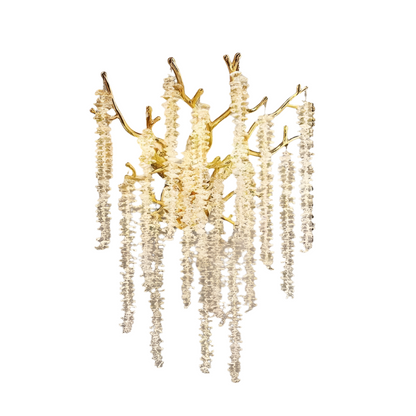 Albero Crystal Tassel Sconce