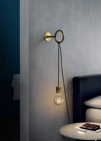 Loop Minimalist Wall light Wall Light With Wall light Wall Socket