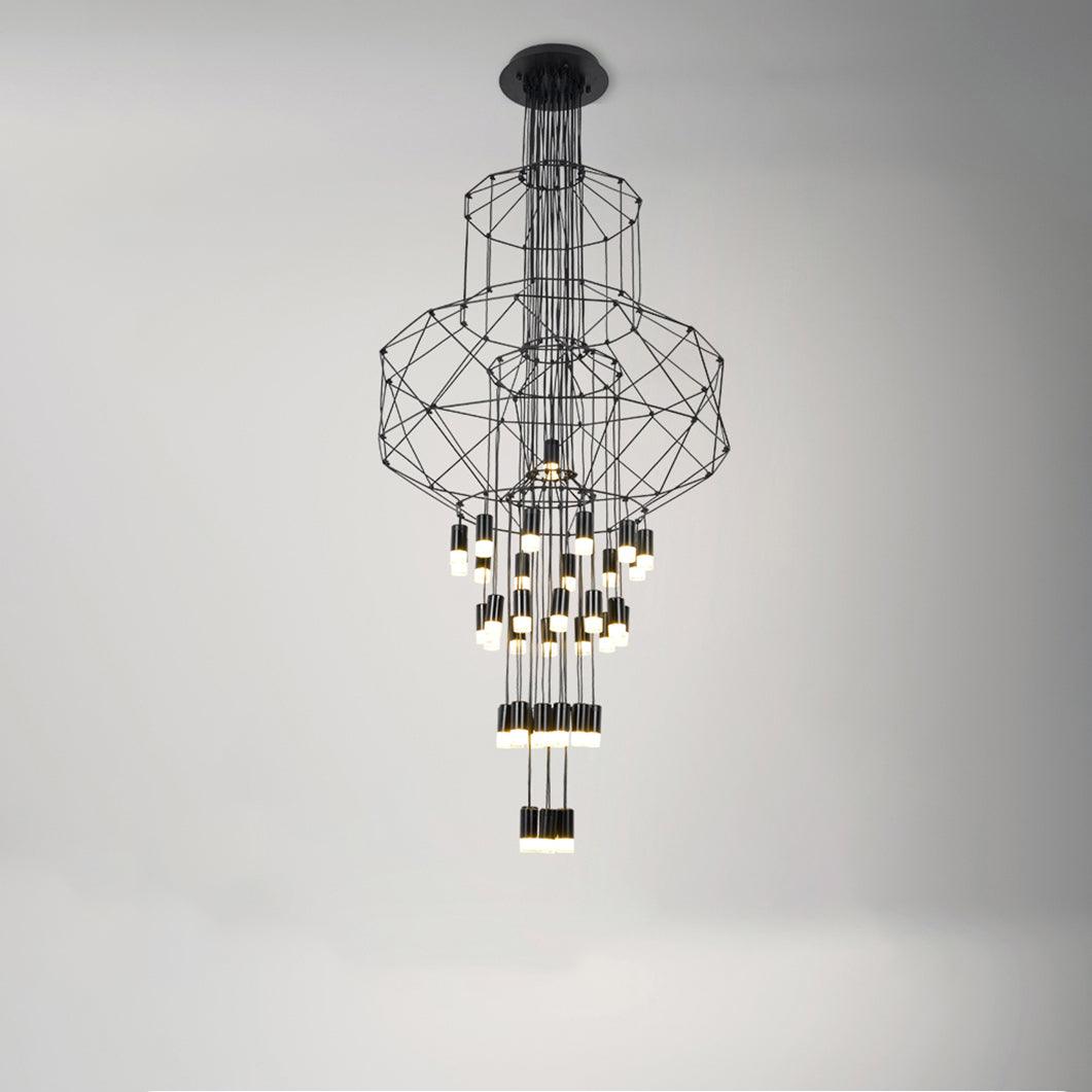 Lines Gasolier Chandelier