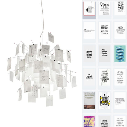 Paper Electrolier Chandelier