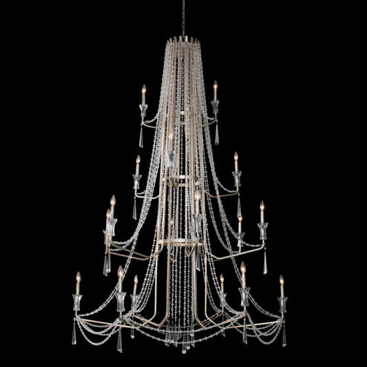 Barcelona 18-Light Chandelier in Transcend Silver