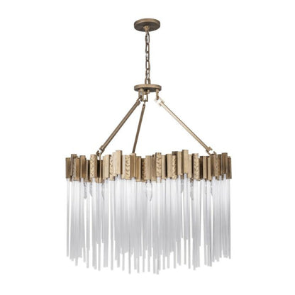 Matrix 10-Light Pendant in Havana Gold