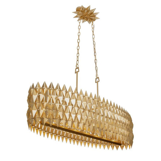 Forever 8-Light Pendant in French Gold