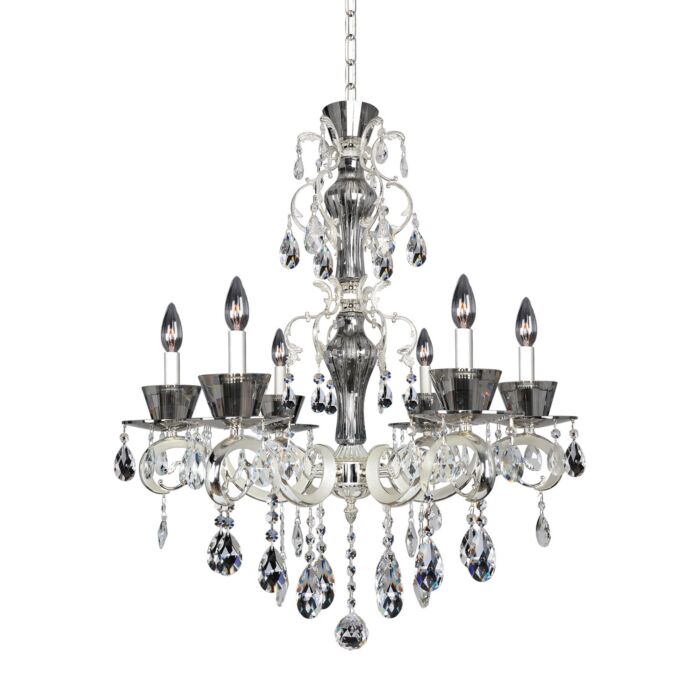 Locatelli 6-Light Chandelier in Silver