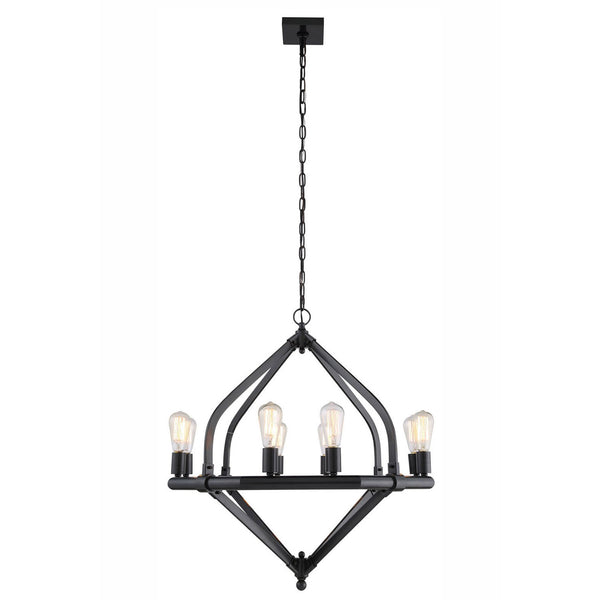 Illumina Bronze Eight-Light Chandelier