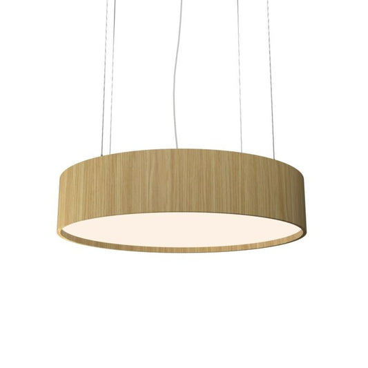 Cylindrical LED Pendant in Sand