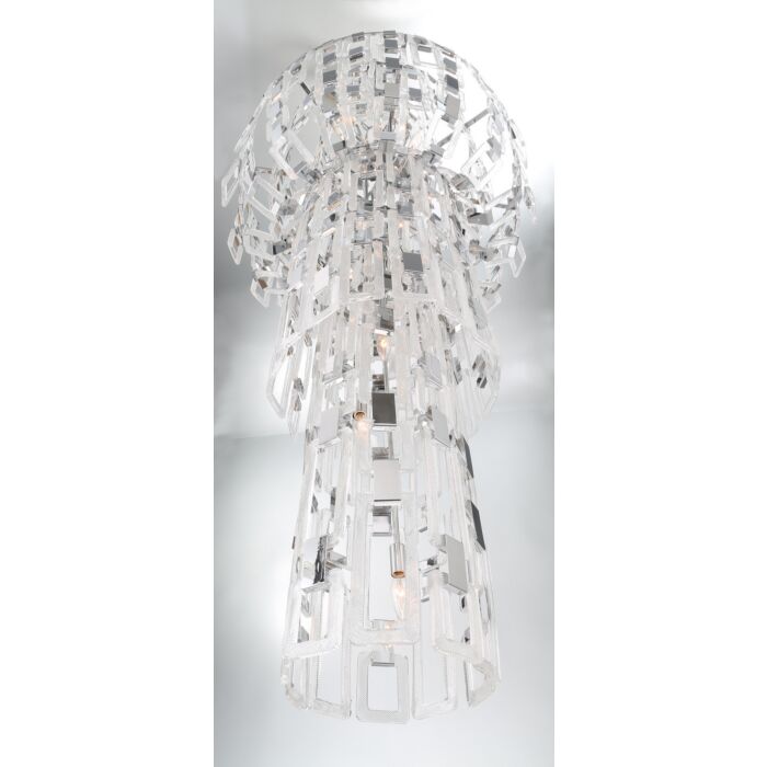 Eurofase Viviana 26-Light Chandelier in Chrome