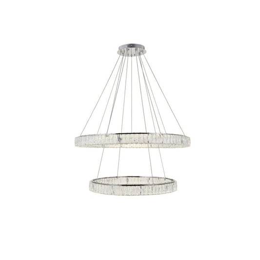 Monroe LED Chandelier in Chrome