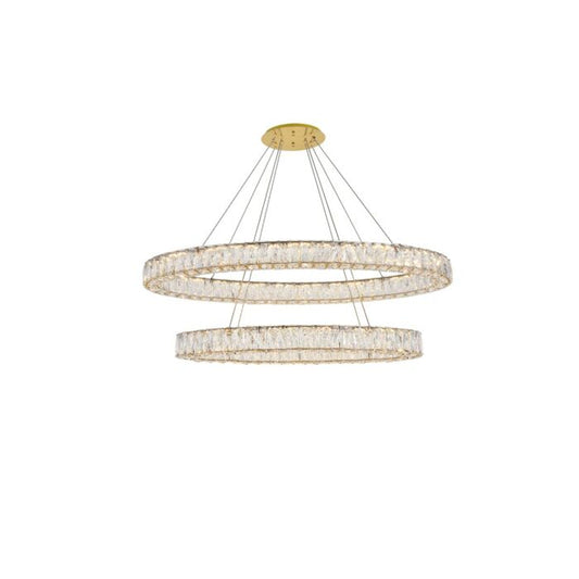 Monroe LED Chandelier in Gold