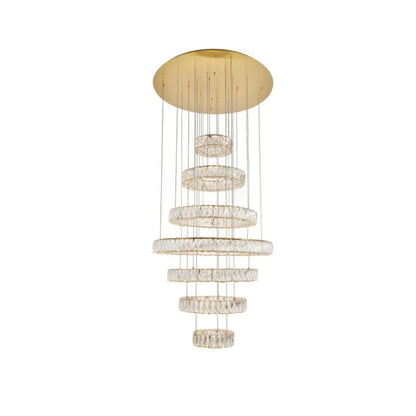 Monroe LED Chandelier in Gold