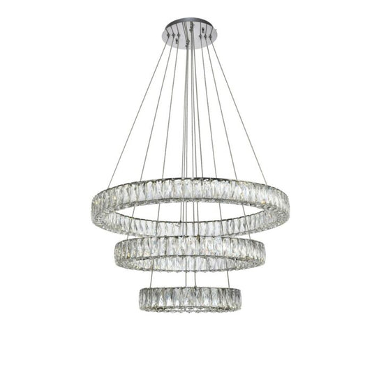 Monroe LED Chandelier in Chrome