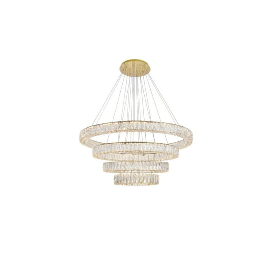 Monroe LED Chandelier in Gold