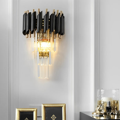 Creative Metal Crystal Glass LED Postmodern Wall Sconce Lighting