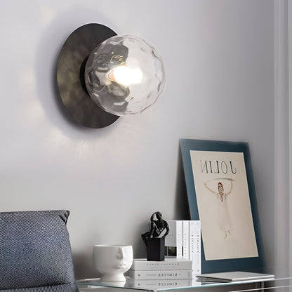 Round Glass Ball 12W LED Modern Wall Lamp Wall Sconce Lighting