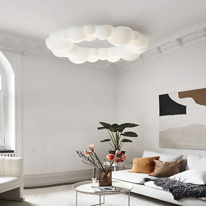 Creative Bubble Clouds Shaped Stepless Dimming LED Nordic Ceiling Light