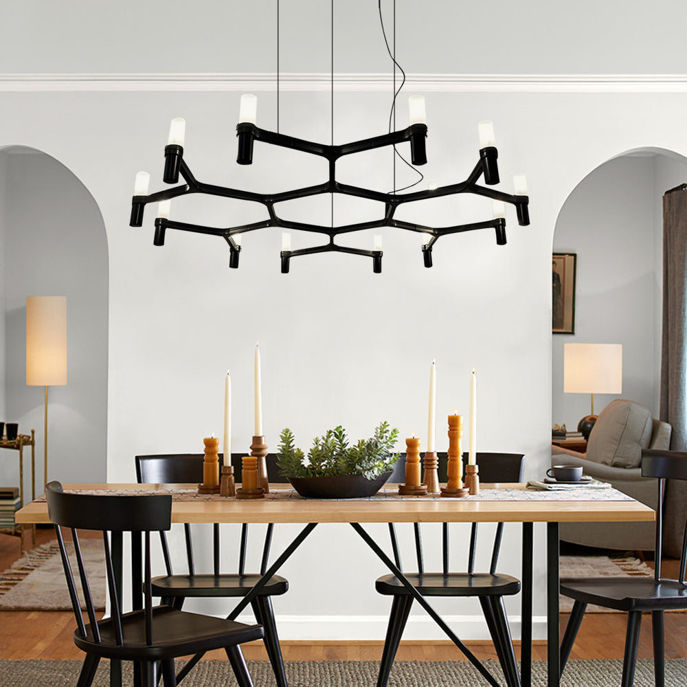 Creative Metal Special-Shaped Geometric LED Designer Nordic Chandelier