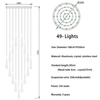 Pendant Light Fixture For Stairwell