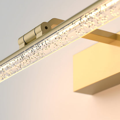 Rotatable Seeded Acrylic LED Bathroom Vanity Light Dimmable Modern Bath Bar